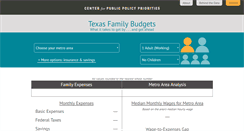 Desktop Screenshot of familybudgets.org